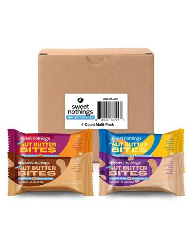 Sweet Nothings Superfood Nut Butter Bites Variety Pack - Chocolate Banana, Apple Cinnamon, Oatmeal Raisin, 8 Delicious Bites - Buy Online on SooperMarket.com