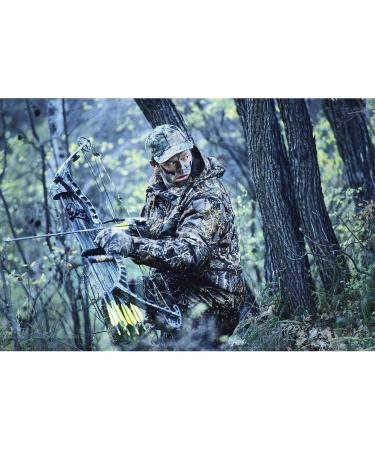 EAmber Camouflage Hunting Gloves - Full Finger/Fingerless Anti-Slip Camo Glove with Fleece-Lined Interior - Ideal for Archery & Outdoor Activities - Large - Buy Online on SooperMarket.com