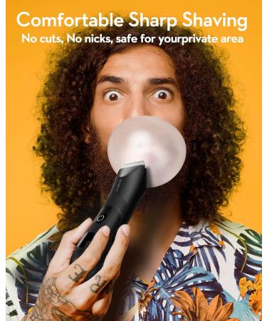 Buy Kibiy Electric Intimate Razor for Men - Waterproof LED Display Extra Replaceable Blades - Buy Online on SooperMarket.com