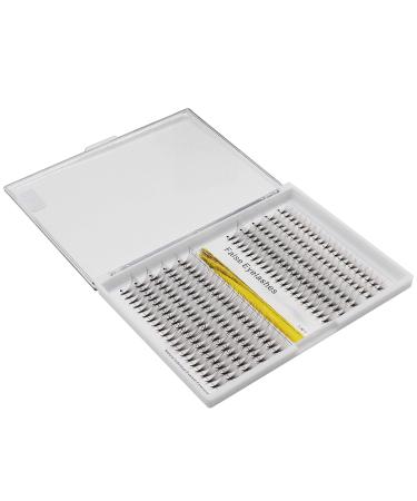 Buy Large Tray-Dedila Long Stem 14D Natural False Eyelashes - Mixed Lengths 8-14mm | Premade Volume Lash Extensions for Stunning Eye Looks - Buy Online on SooperMarket.com