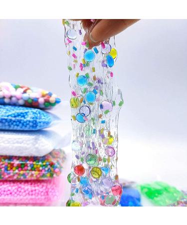 129 Pack Slime Making Kits with Gold Leaf, Foam Balls, Glitter, Fishbowl Beads, and More - Ultimate Slime Supplies for DIY Crafts - Buy Online on SooperMarket.com