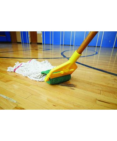 Rubbermaid Commercial Wooden Wet Mop Holder Handle Stick 60 Inch - Industrial Grade Heavy Duty Floor Cleaning (FGH116000000) - Buy Online on SooperMarket.com