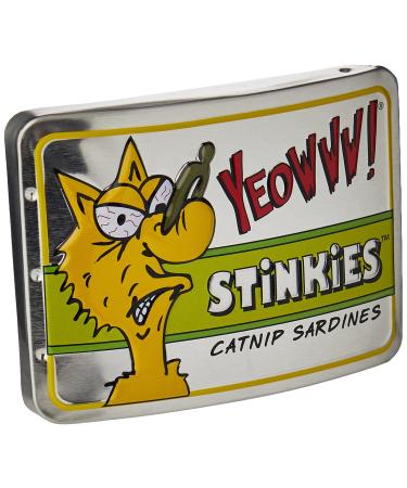 YEOWWW Multi - 3 stinkies catnip sardines in can - 1 piece All Breed Sizes