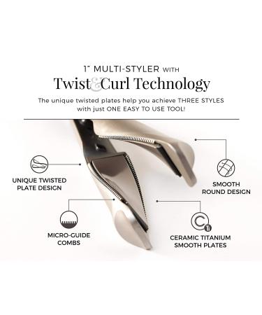 Remington Pro 1 Multi-Styler with Twist & Curl Technology - Color Care Protection - Champagne - S16A11 (S16A10) - Buy Online on SooperMarket.com