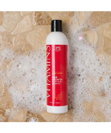 Nourish Beaute Vitamins Natural Shampoo for Hair Growth and Loss - Biotin & DHT Blockers, No Sulfate - Men and Women - 10 Fl Oz - Buy Online on SooperMarket.com