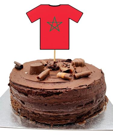 Morocco Football Party Food & Cupcakes Picks Decorations Toppers World Cup 2022 (pack of 14) - Buy Online on SooperMarket.com