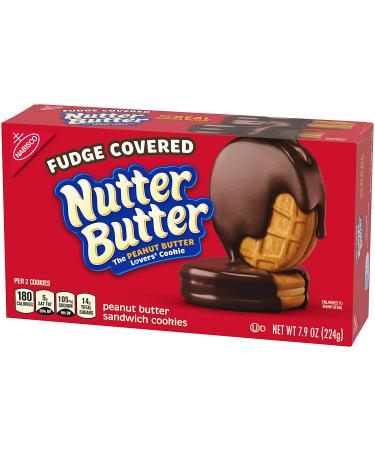 Nutter Butter Fudge Covered Peanut Butter Sandwich Cookies 7.9 oz - Delicious Treat for Peanut Butter Lovers - Buy Online on SooperMarket.com