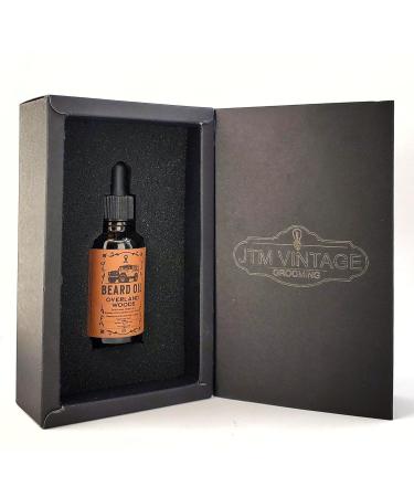 JTM Vintage Overland Woods Beard Oil - Premium Grooming for the Modern Man | Buy Internationally - Buy Online on SooperMarket.com