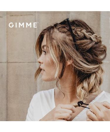Gimme Beauty Black Onyx Fine Hair Ties - Seamless Microfiber Elastics (9 Count) - Buy Online on SooperMarket.com