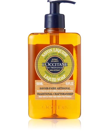 L'Occitane Shea Butter Liquid Hand Soap Verbena 16.9 Fl Oz (Pack of 1)