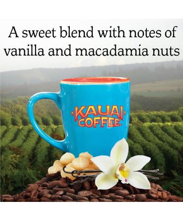 Kauai Coffee Vanilla Macadamia Nut Hawaiian Premium Ground Coffee 283g Bag - Buy Online on SooperMarket.com