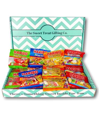 Haribo Sweets Mini Bag Sweet Hamper Mega Gift Box For Kids 40 Mini Bags Tangfastics Starmix Strawbs Supermix Party Bag Sweets By The Sweet Treat Gifting Co.