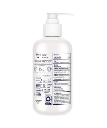 Dove Nourishing Hand Sanitizer - 99.99% Germ Protection, 61% Alcohol, 8oz (Pack of 4) - Deep Moisture & Lasting Hydration - Buy Online on SooperMarket.com