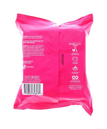 Burt's Bees Watermelon Infused Facial Cleansing Wipes - 30 Count - Buy Online on SooperMarket.com