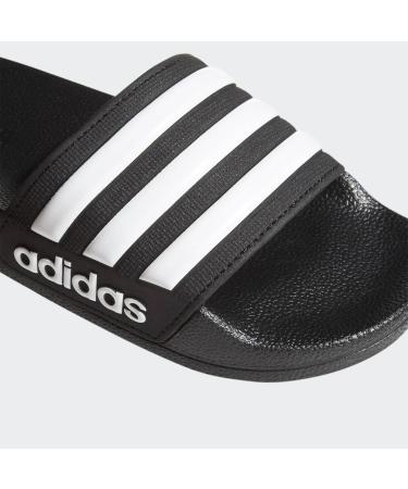 Buy adidas Unisex Kids Adilette Shower Slippers 35 EU - Core Black Ftwr White - International Shipping Available - Buy Online on SooperMarket.com