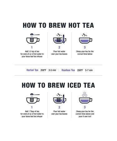 Tiesta Tea Lavender Chamomile - Herbal Loose Leaf Tea, 0.9 oz, Caffeine-Free, Stress Relief, 25 Cups - Buy Online on SooperMarket.com