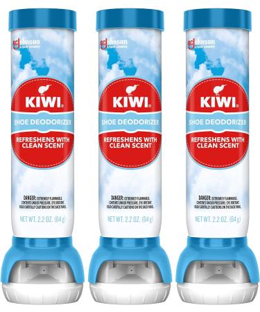 KIWI Shoe Deodorizer Spray 2.2 Oz - Pack of 3 | Sneaker, Leather & More | Fresh Shoe Deodorizer - Buy Online on SooperMarket.com