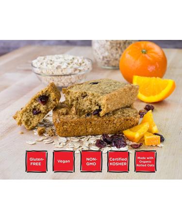 Bobo's Gluten Free Oat Bars - Cranberry Orange (12 Pack) | Vegan Whole Grain Snack Made in USA - Buy Online on SooperMarket.com