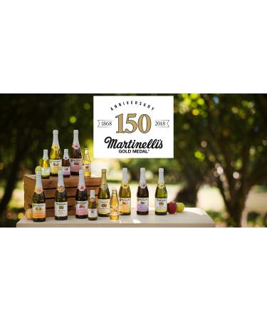 Martinelli's Gold Medal Sparkling Pear Cider Juice 8.4 fl oz - Pack of 12 Bottles | Non-Alcoholic Pear Juice - Buy Online on SooperMarket.com
