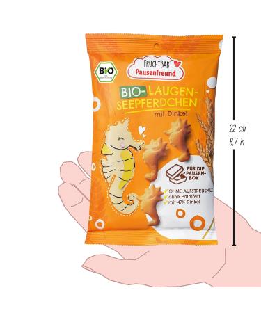FruchtBar Organic Lye Seahorses with Spelt - 7 x 90g | Healthy Snack for Kids | International Shipping - Buy Online on SooperMarket.com