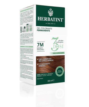 Herbatint Permanent Color Gel 3Dose - 7M Mahogany Blonde 300ml 7M Mahogany Blonde 300 ml (1 pack)
