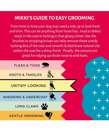 Mikki Double Thinning Grooming Scissors - Pet Shears for Thick Coats - Buy Online on SooperMarket.com