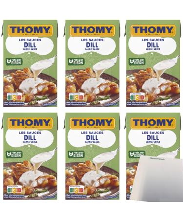 Thomy Les Dill Cream Sauce 6-pack (6x250ml pack) + usy Block