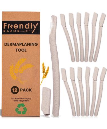 Dermaplaning Blades for Face | 12 Pack | Dermaplane at Home to Exfoliate Skin | Face Razors for Women | Face Shaver Women | Facial Razors for Women | Dermaplaning Kit | Face Razor | Eyebrow Razor