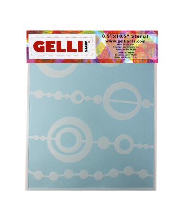 Gelli Arts Stencils (Bead 8x10)