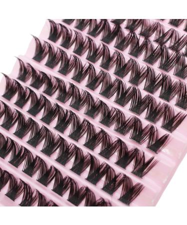 Selawasty 100 Lash Clusters - DIY Eyelash Extensions D Curl Mega Volume Individual Lashes - Wispy Cluster Extensions for Home - S7-D-12-16MIX - Buy Online on SooperMarket.com
