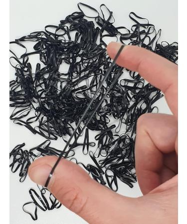700 PCS Black Small Hair Elastic Bands for Hair - Elastic Hair Bands for Styling - Buy Online on SooperMarket.com