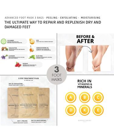 DERMAVITAMINS Advanced Foot Pad Gift Pack | 6 Treatments for Healthy Feet | Shop Internationally - Buy Online on SooperMarket.com