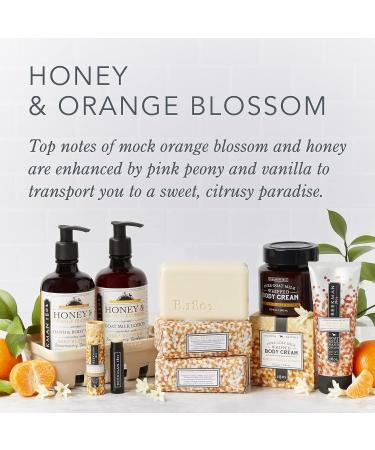 Beekman 1802 Honey & Orange Blossom Hand Care Set - Goat Milk-Based Wash & Lotion in Ceramic Caddy - 12.5 oz - Cruelty Free - Moisturizing for Dry Hands - Buy Online on SooperMarket.com