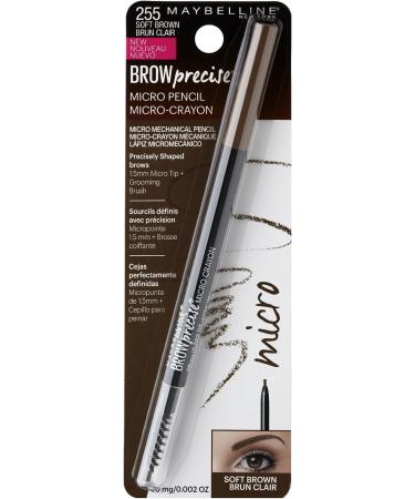 Maybelline Brow Precise Micro Eyebrow Pencil - Soft Brown 0.002 oz | 1 Count - Buy Online on SooperMarket.com