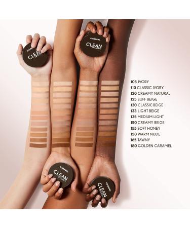 Covergirl Clean Invisible Pressed Powder - Lightweight Vegan Formula in Warm Nude 158 - 0.38oz - Buy Online on SooperMarket.com