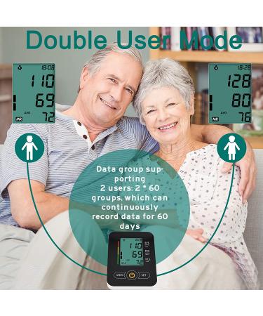 Maguja Automatic Arm Blood Pressure Monitor - Wide Range Band, Large Cuff, LCD Display - Home Use Black - Buy Online on SooperMarket.com