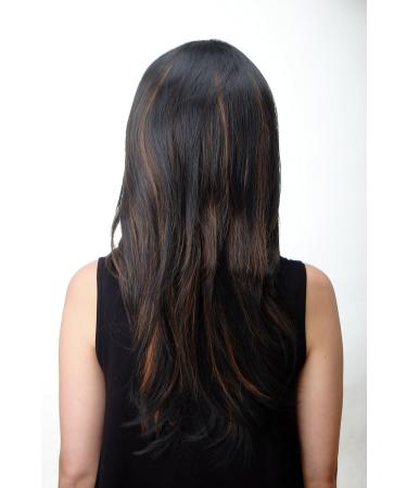 WIG ME UP ZL172-2H30 Long Straight Voluminous Dark Brown Rust Brown Streaked Ladies Wig - International Shipping Available - Buy Online on SooperMarket.com