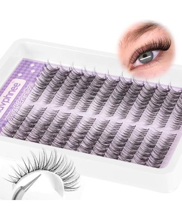 Lash Clusters Natural DIY Lash Extensions C Curl Cluster Eyelash Extensions Cat Eye Left+Right Cluster Lashes 216 Pcs Wispy Eyelash Clusters for Beginners - Buy Online on SooperMarket.com