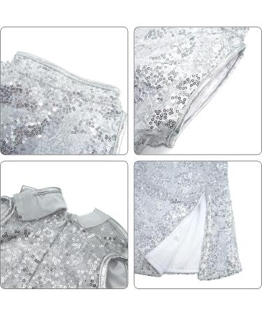 Happy Cherry Girls Sequin Sparkle Hip Hop Dance Outfit - Silver, 6-7 Years - Buy Online on SooperMarket.com
