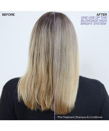 Redken Blondage High Bright Pre Treatment - Brightens Blonde Hair Instantly - Vitamin C Enhanced 8.5oz - Buy Online on SooperMarket.com