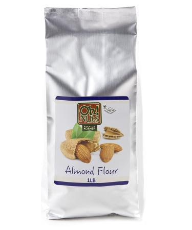 Almond Ground Flour Meal - 1 LB (16oz) Resealable Bulk Pack | Natural Unblanched Almond Flour for Cooking & Baking - Buy Online on SooperMarket.com