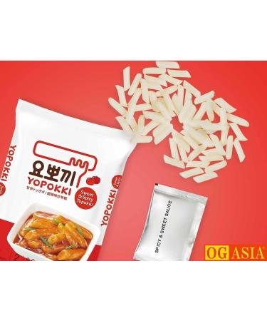 Yopokki Rice Cake Double Pack - Sweet & Sour Korean Instant Tteokbokki 2x140g | OG Asia - Buy Online on SooperMarket.com