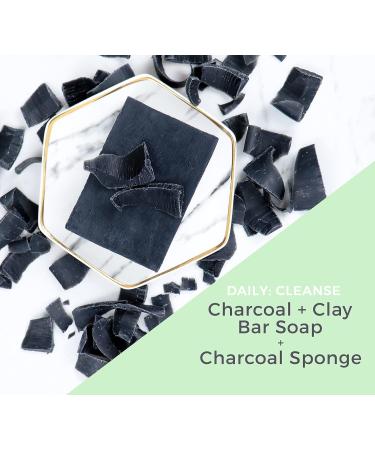 Shop Rustic MAKA CLEANSE + DETOX: Charcoal & Clay Daily Underarm Care System - Exfoliating Bar Soap & Prebiotic Scrub for Freshness - Buy Online on SooperMarket.com