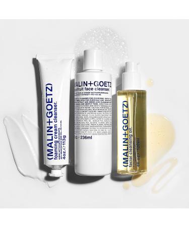 Malin + Goetz Foaming Cream Cleanser - Gentle Vegan Face Cleanser for All Skin Types 4 oz - Soothes & Moisturizes Skin Men & Women - Buy Online on SooperMarket.com