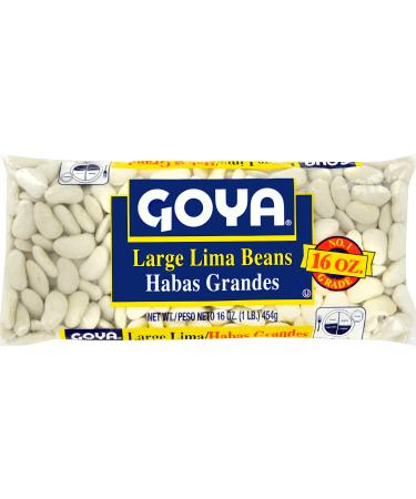 Goya Large Lima Beans, Dry, 1 Pound Bag