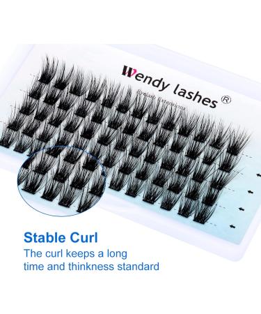 15mm D Curl 0.07mm Individual DIY Eyelash Extension Clusters - Soft and Wispy | Reusable Lash Clusters - FD-D13-0.07-D15 - Buy Online on SooperMarket.com
