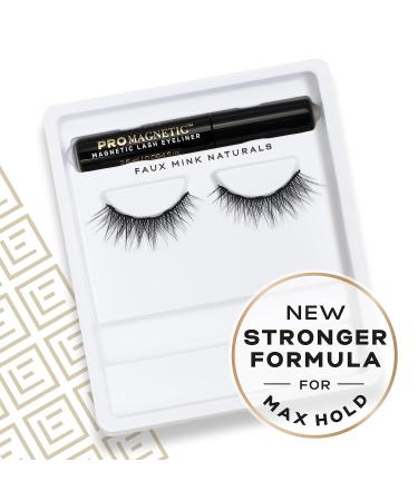 Eylure PROMAGNETIC Eyeliner & Lash Kit | Faux Mink Natural Eyelashes in Black - International Shipping Available - Buy Online on SooperMarket.com