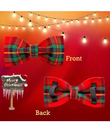 Shop Lionheart Glory Christmas Checkered Dog Collar & Bowtie - Adjustable X-Large Red-Green Dog Collar for Big Dogs - Comfortable & Stylish Dog Shoe Collar - Buy Online on SooperMarket.com