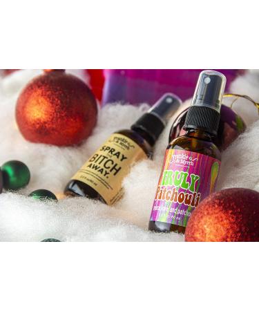 Dark Aged Patchouli Oil Perfume & Cologne | Earthy & Musky Aromatherapy Spray for Relaxation and Energy | Room, Linen, and Body Mist - Buy Online on SooperMarket.com