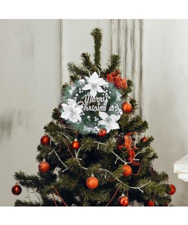 HOMSFOU 2pcs Christmas Wreath Decorative Wreath Christmas Front Door Wreath Winter Wreath Holiday Wreaths Harvest Wreath Rustic Holiday Door Wreath Xmas Reef Artificial Pvc Merry Christmas - Buy Online on SooperMarket.com